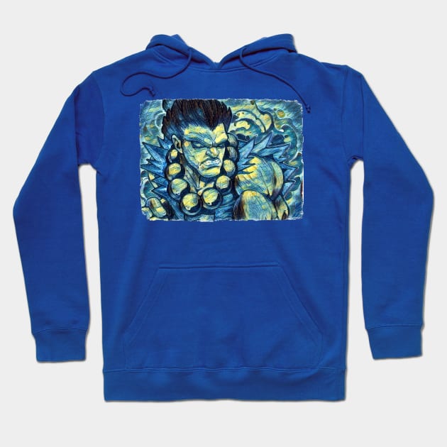 Satsui no hado Van Gogh Style Hoodie by todos